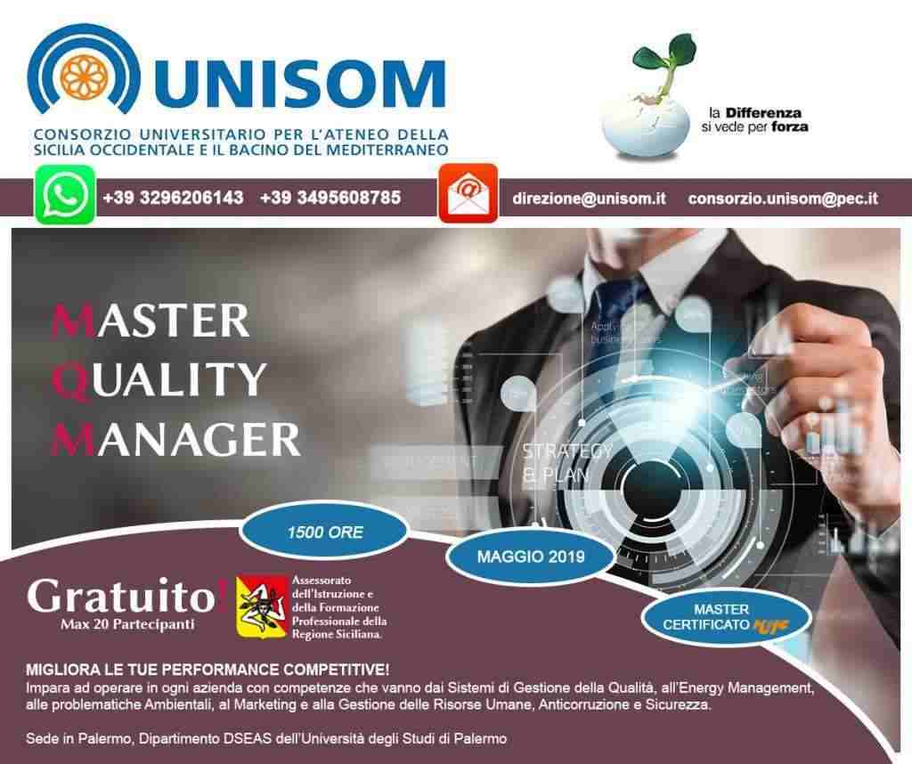 Master of Quality Manager – 1° edizione.