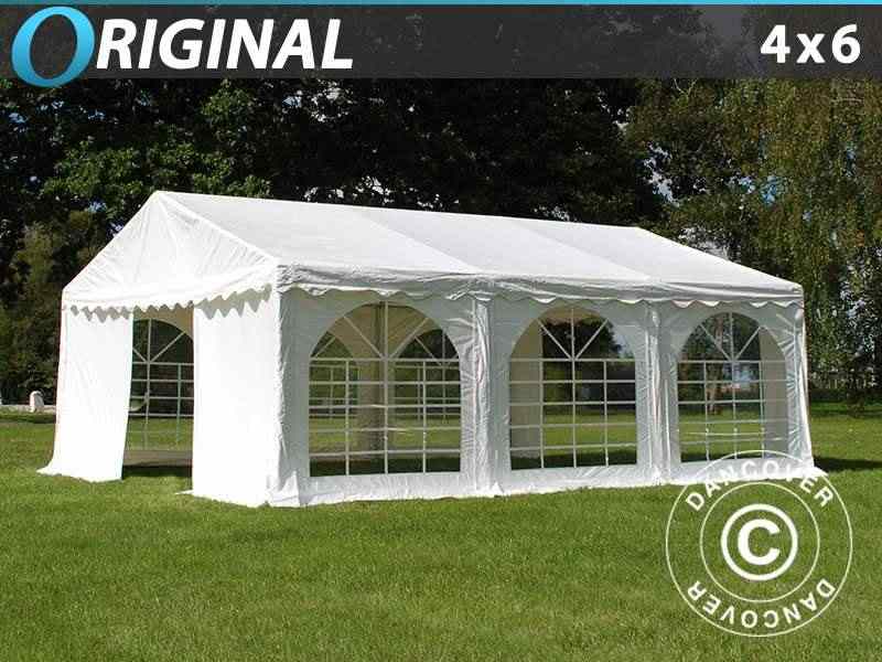 Tendone per feste Original 4x6m PVC, Bianco